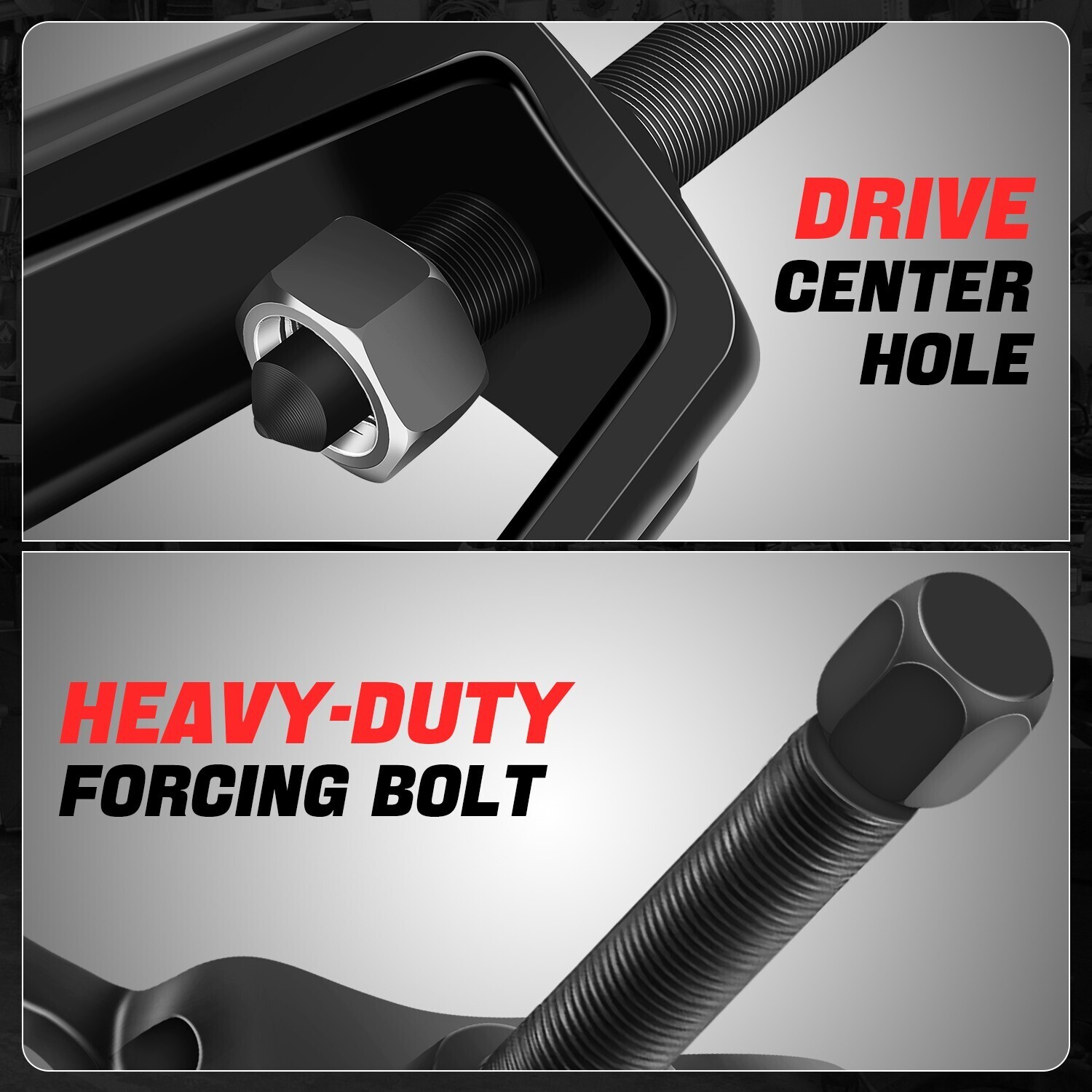 [5Pcs] Universal Front Wheel Hub & Rear Axle Auto Hub Bearing Puller Tool Set