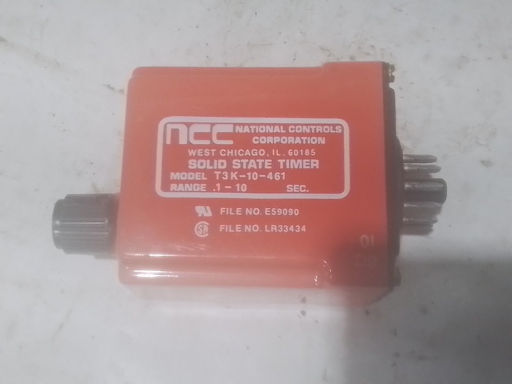 NCC T3K-10-461 Solid State Timer (F3C)