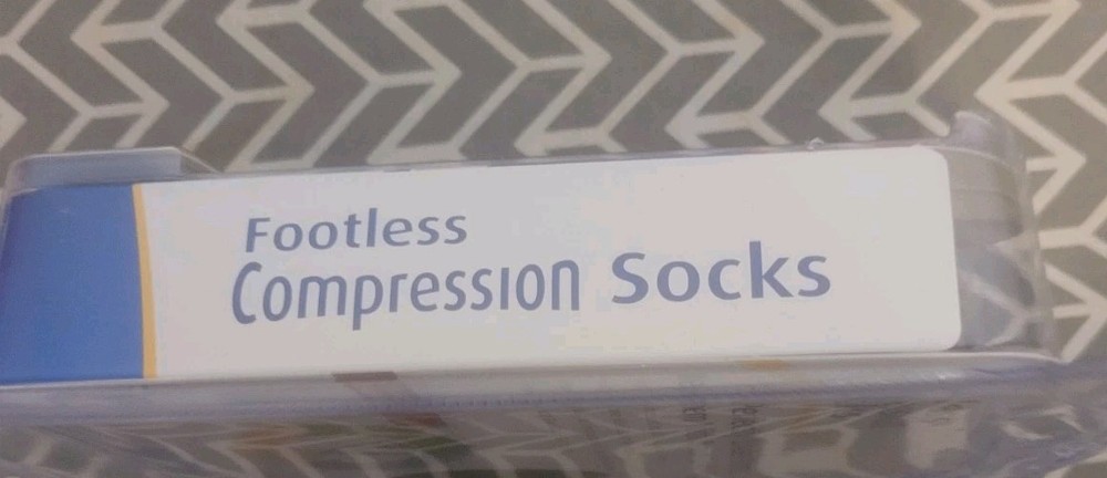 Cloudz Footless Compression Socks Circulation Technology Unisex Small/Medium NEW