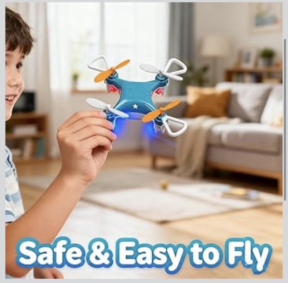 Mini Drone with Easy Stunt Flights & 360° Tricks - Perfect Beginner Friendly Fly
