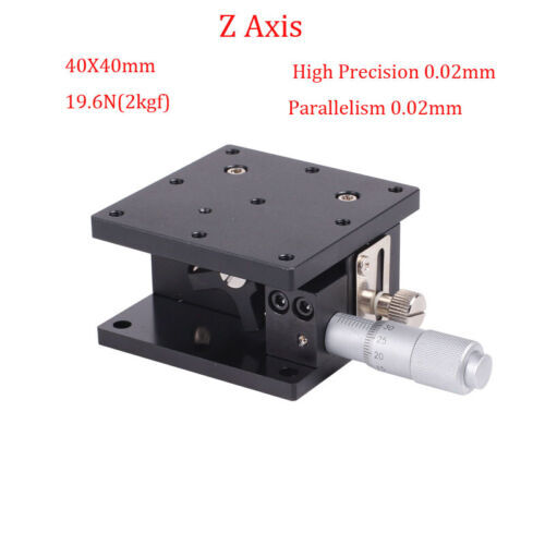 Z-Axis Precision Linear Stage Trimming Platform Manual Slide Table Displacement