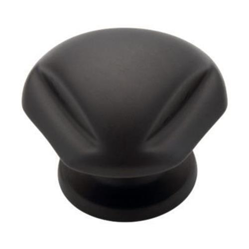 (12 Pack) 7/8" Mission Triangle Knob Black
