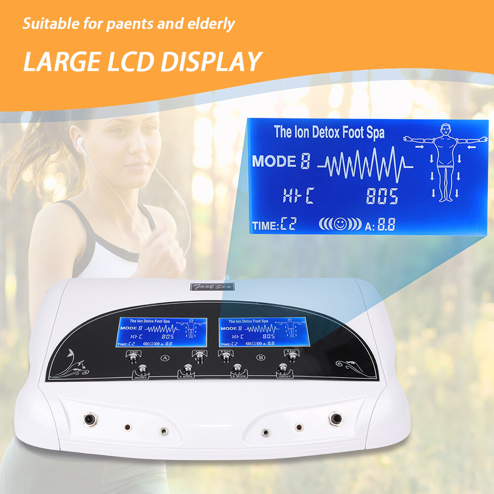 Ionic Foot Spa Bath Detox Machine Ion Metal Detox Cleanse System for Home Beauty