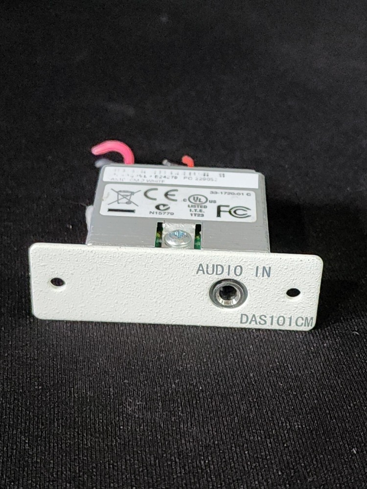 Extron DAS101CM-2 Audio Input Module 3.5mm Wall Plate Insert White