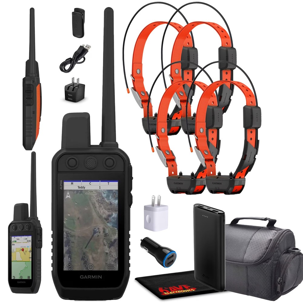 Garmin Alpha 300 Handheld With 4x Alpha TT25 Advanced Tracking & Training System