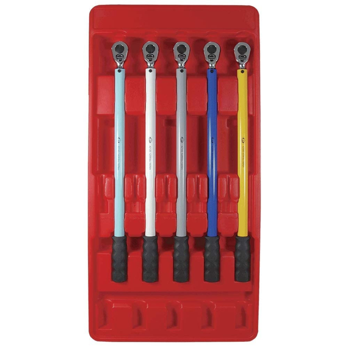 American Forge & Foundry Torque Wrench Set - 1/2" Drive 5 Pc. - Preset - 65,100,