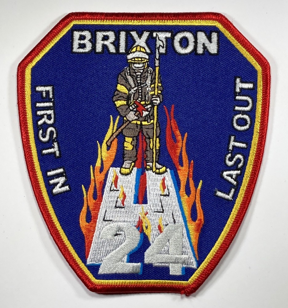 Brixton (United Kingdom) Fire Dept Station H-24 Patch