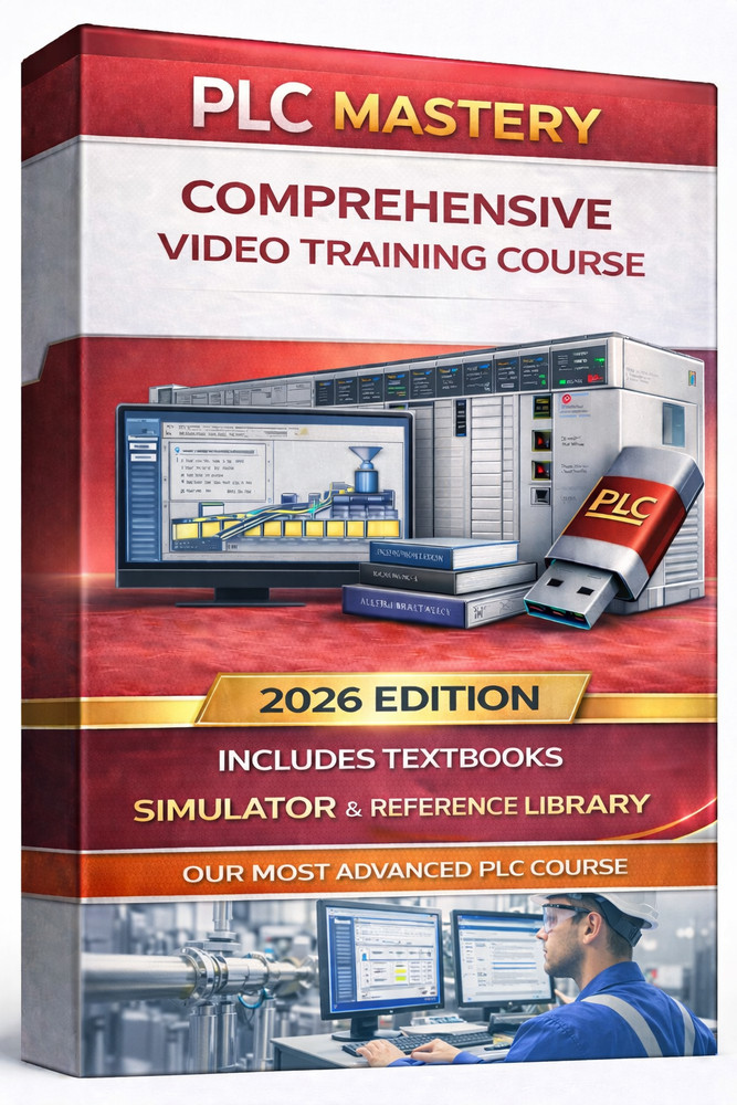 PLC TRAINING MASTERY COURSE | Video Training & Textbooks | 2026 EDITION | USB