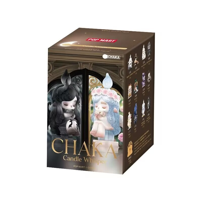 AUTHENTIC CHAKA CANDLE WHISPER SERIES CONFIRMED FIGURE BLIND BOX TREND ART