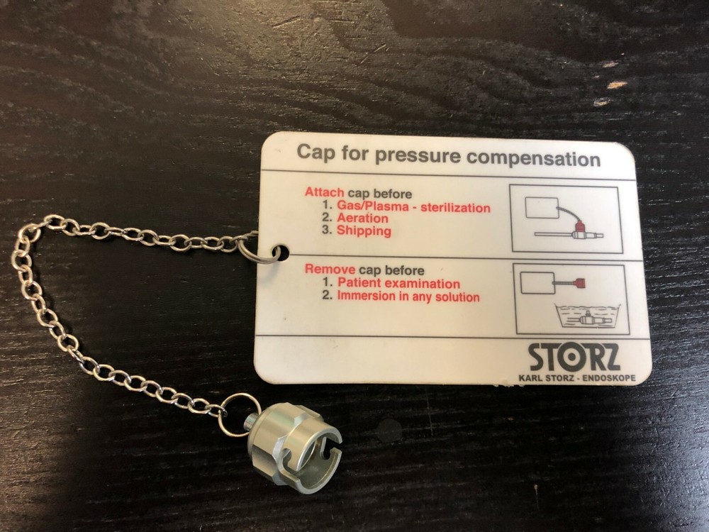 Storz Cap for pressure compensation.