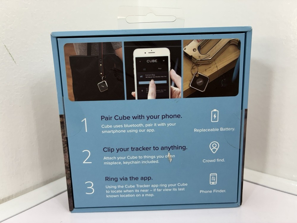 Cube Pro Key Finder Smart Tracker Bluetooth Tracker Track Anything NEW SEALED!!