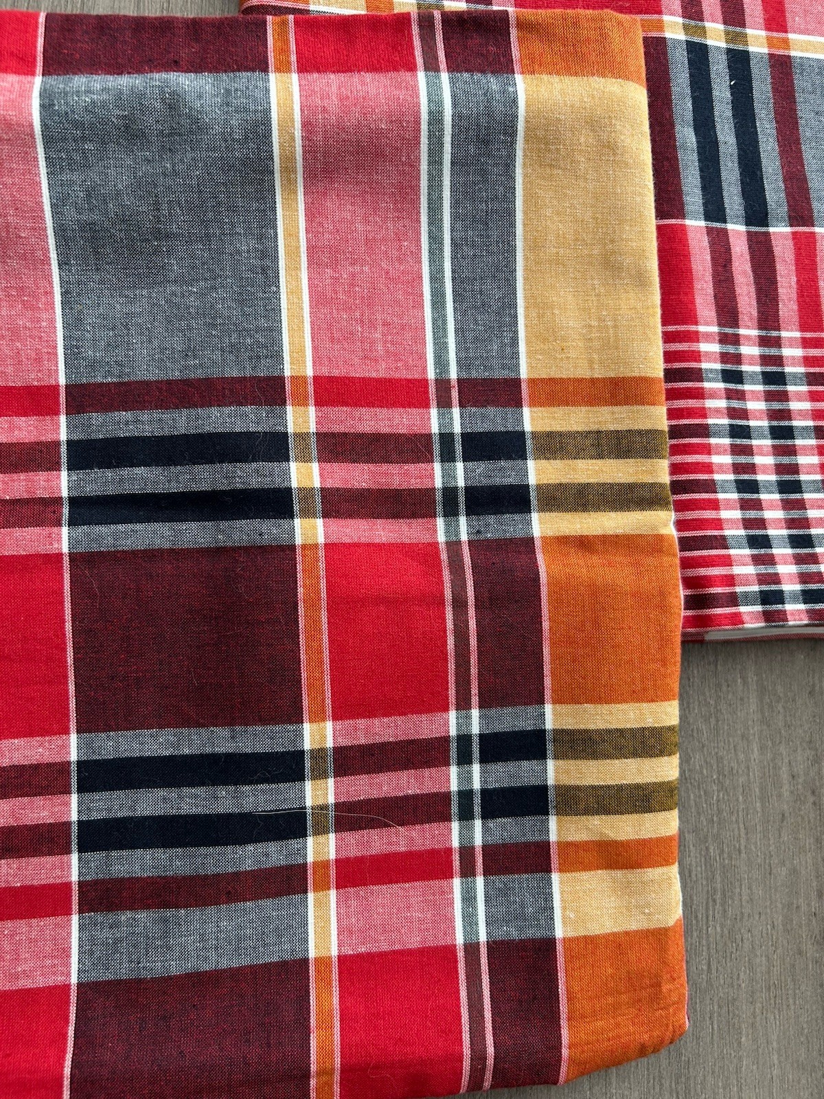 Pottery Barn Quinn Plaid Madras 24" X 24" Pillow Cover,Sham, Cabin Core, NWOT