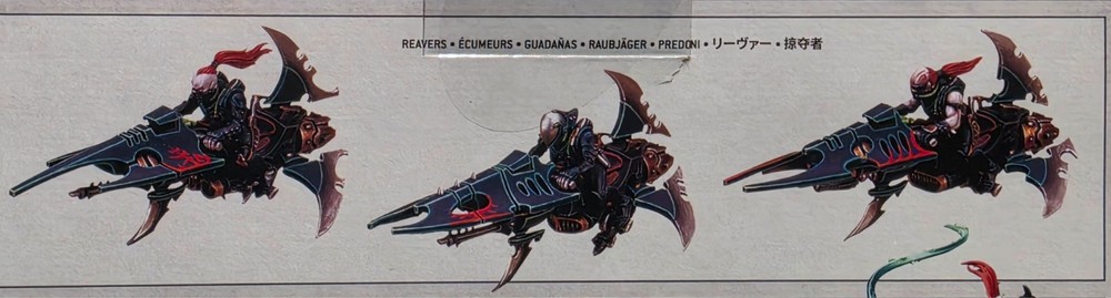 Drukhari Reavers, Dark Eldar, GW 40K