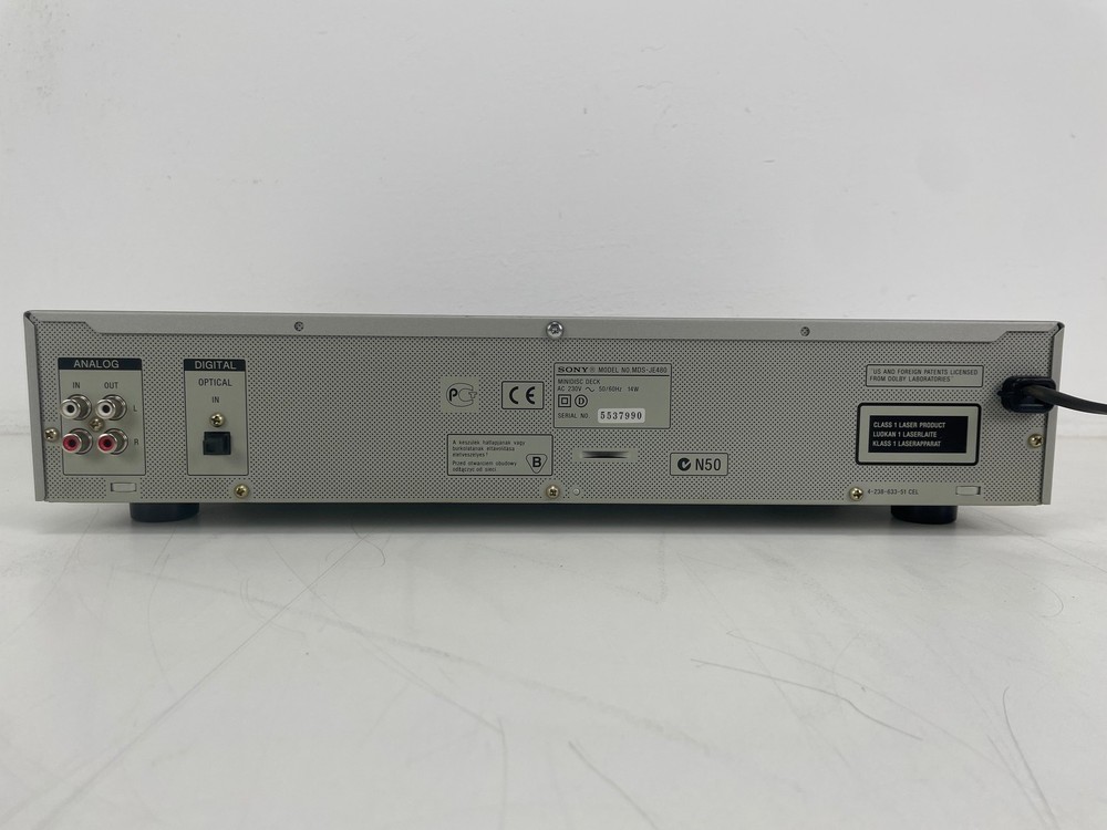 Sony - MDS-JE480 - MiniDisc Deck