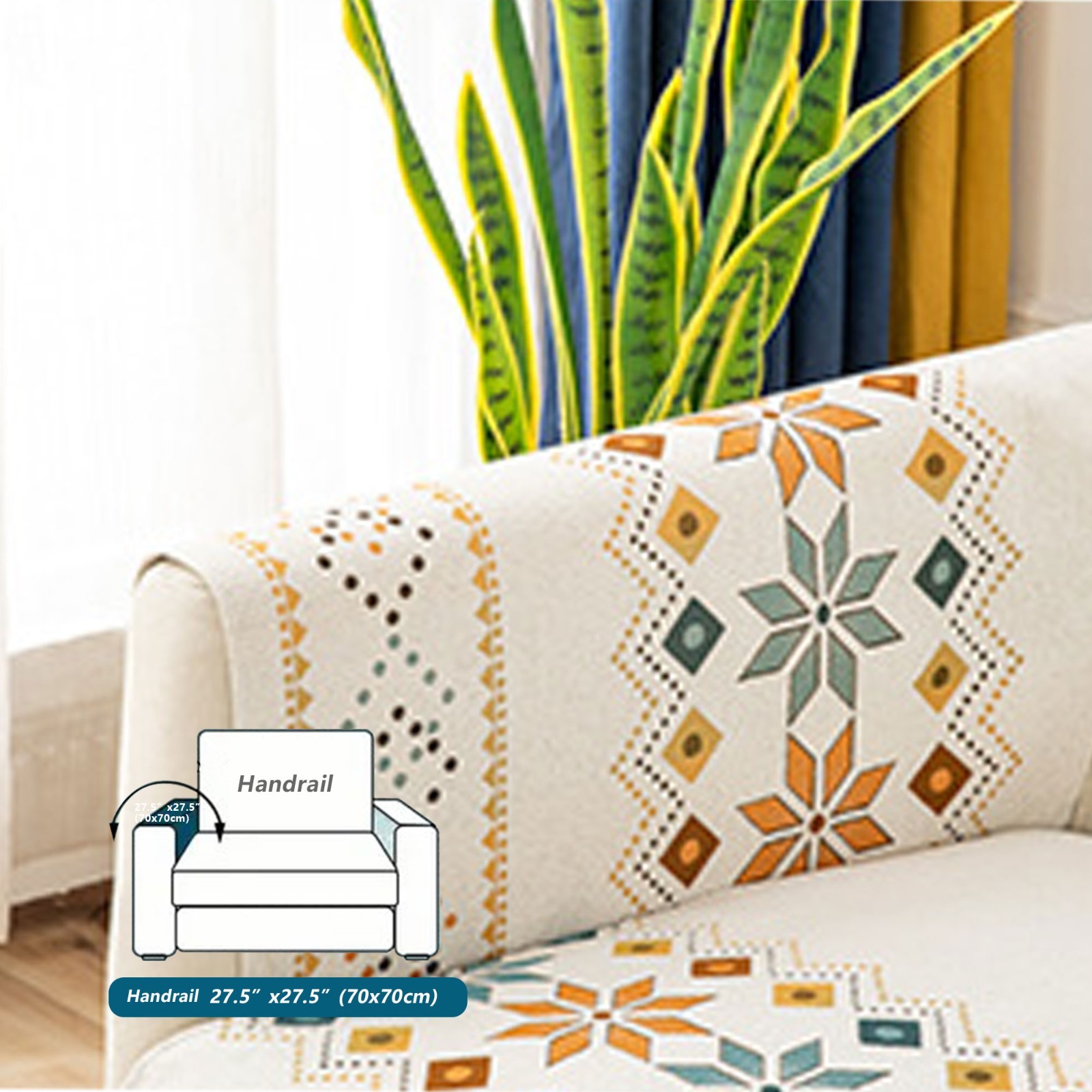 Bohemian anti-slip sofa covers, protective decoration for sofa furniture