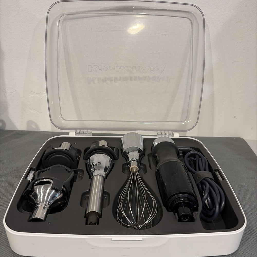 KitchenAid KHB2561 5-Speed Immersion Hand Blender Attachments & Case Tested Work