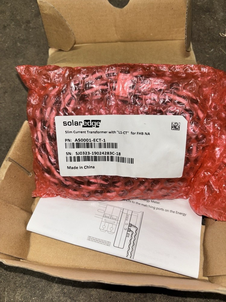 SolarEdge Slim Current Transformer (Model: AS0001-ECT-1)