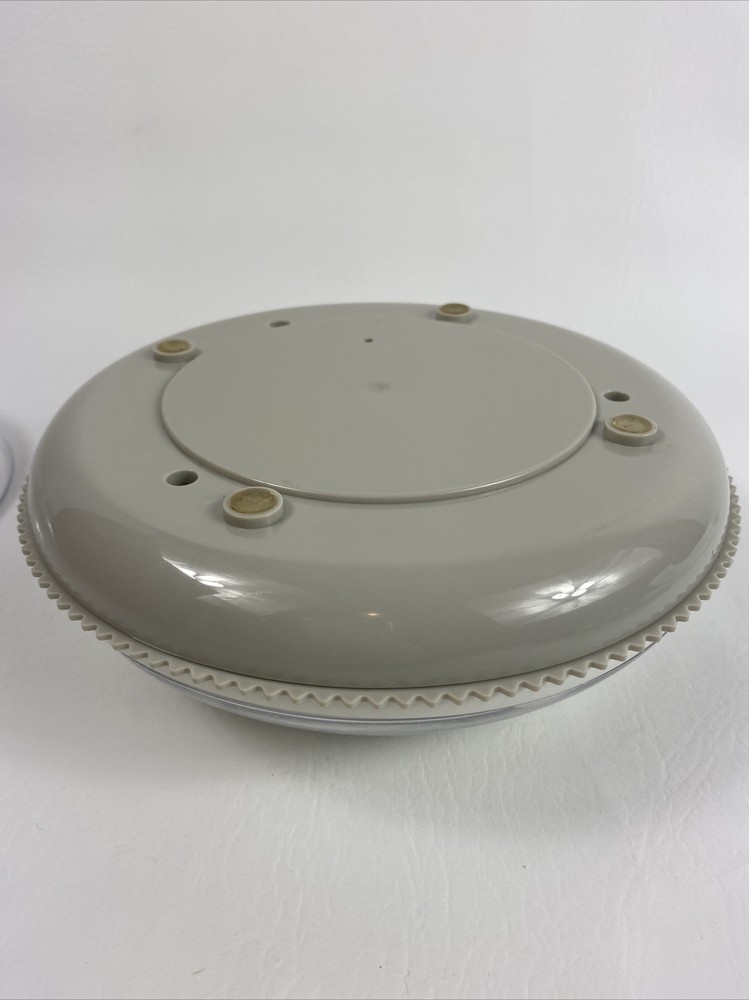 Vintage MCM Kitchen Scale + Original Bowl Grey/White Adjustable