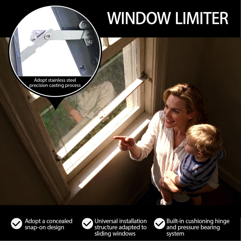 Window Restrictor Window Opening Control Device Restrictor Guard Stainless Steel