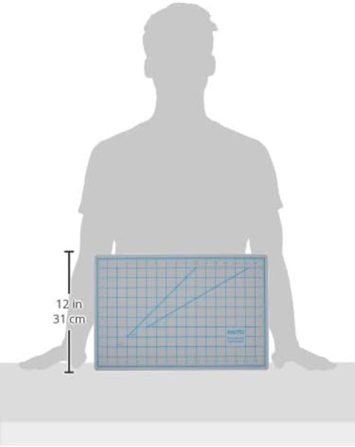 X7761 Self-Healing Cutting Mat, 18x12 Inch, Gray
