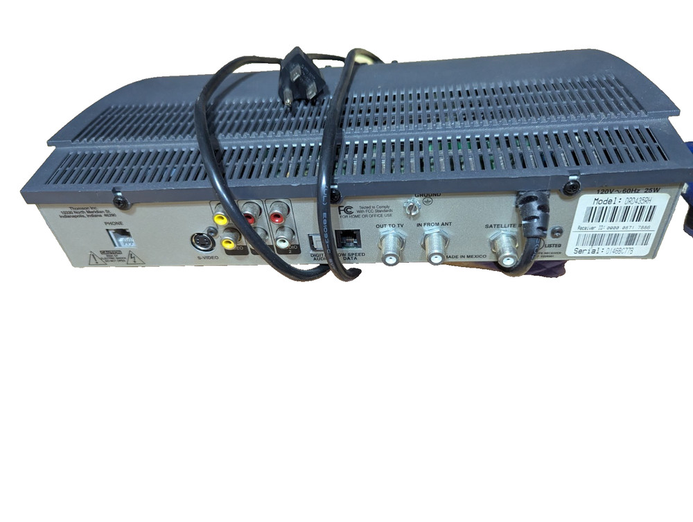 DirectTV RCA Satellite Receiver Model DRD435RH