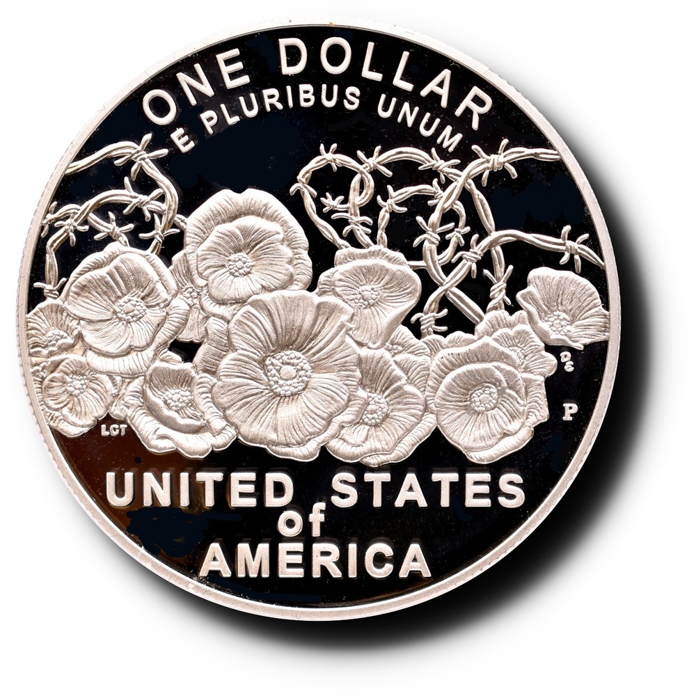 2018 P World War I Centennial Proof Silver Dollar In OGP