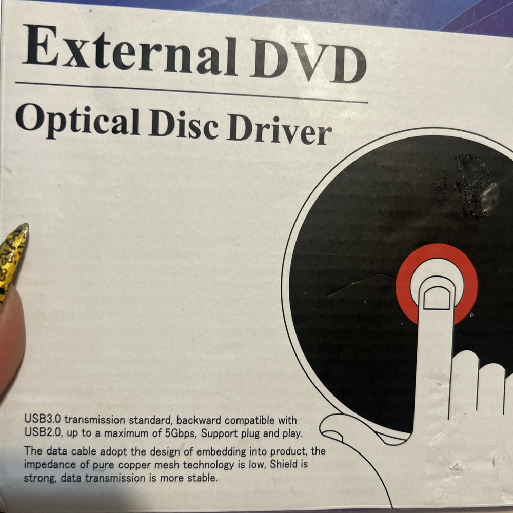 External DVD Optical Disc Driver USB 2.0 3.0 NEW