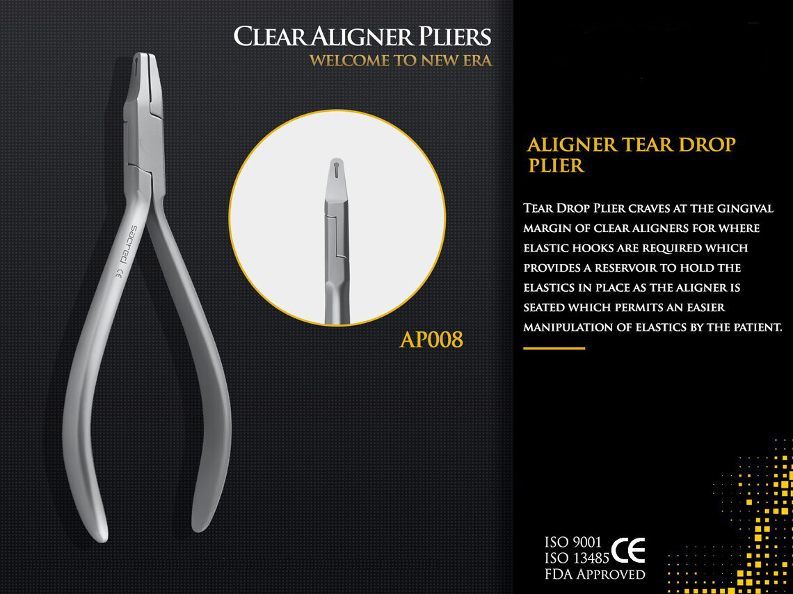 Orthodontic Retainer Plier Clear Aligner invisable pliers 5 pcs Set Dental