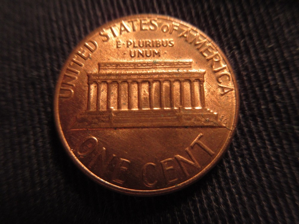 1984 P Lincoln Penny with Reverse Die Crack Error