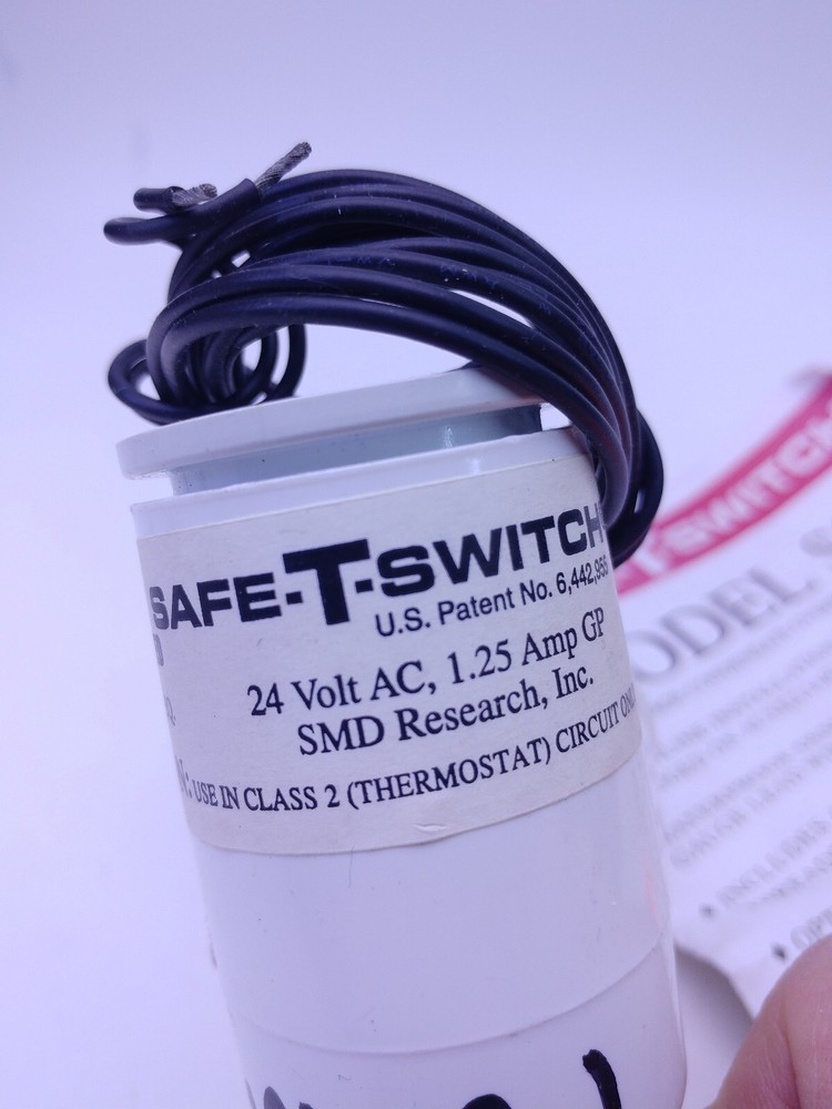 Model SS1 Safe-T-Switch Low Voltage Overflow Shut-Off Switch