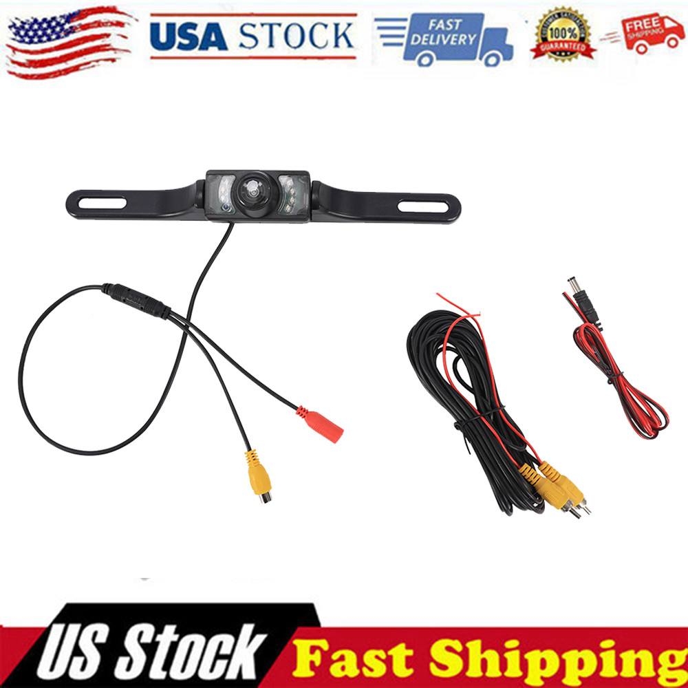CMOS Backup Parking Reverse Camera Back Waterproof 7 LED