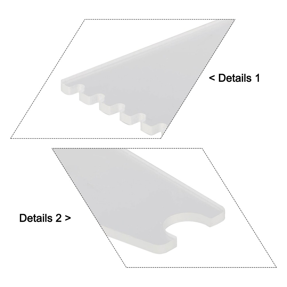 Acrylic Kickstand Easy Installation Space-saving Design Stable Parking