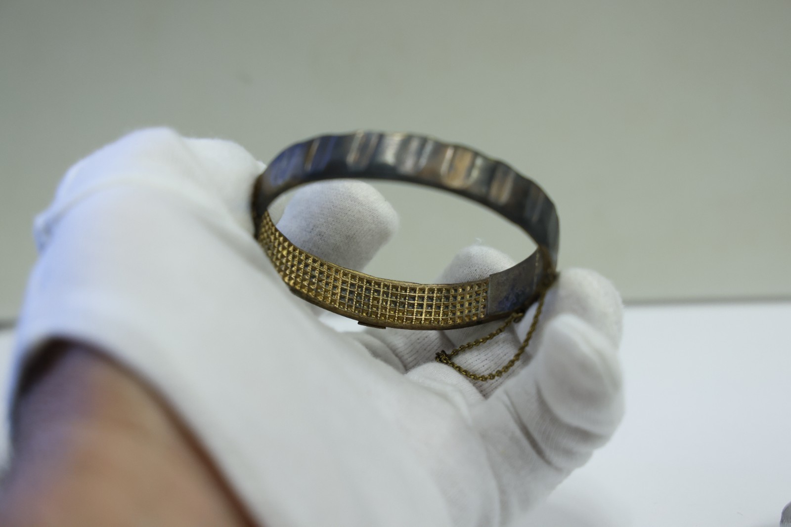 WWI German Patriotic 1916 Trench Art Bracelet