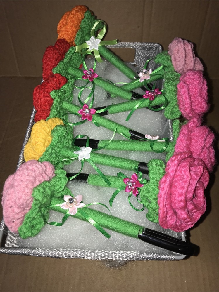  Flower Pen Handmade Crochet