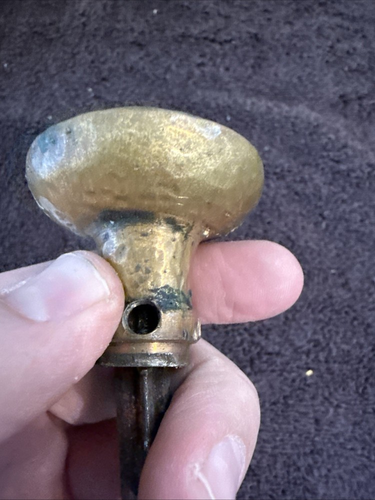 Antique heavy Solid Brass Doorknob