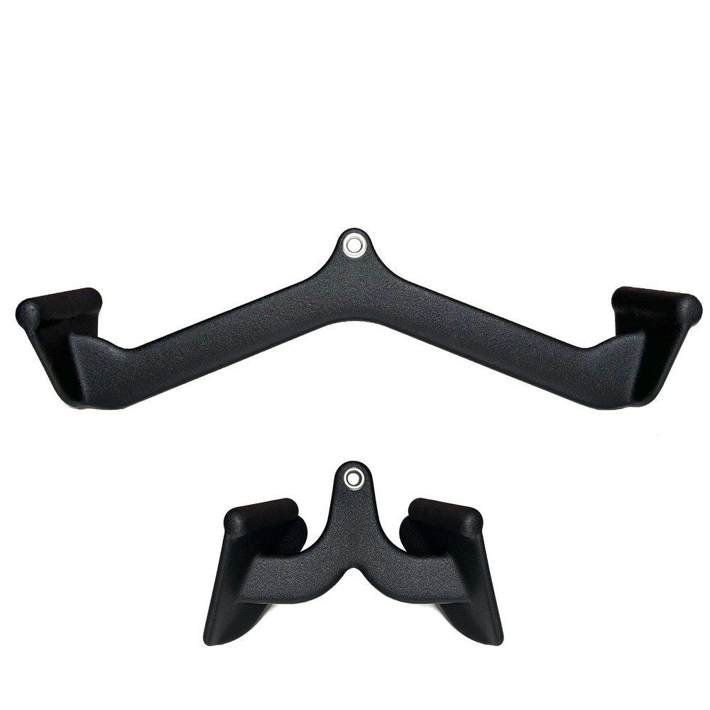Fitness Rowing Pulley Cable Machine Attachment Handle Grips Lat Pull Down Bar