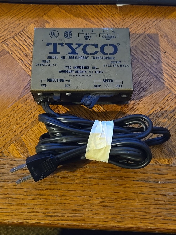 Tyco Hobby Train Transformer Model NO 899 C