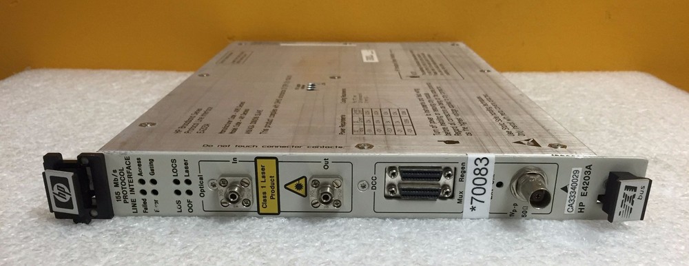 HP / Agilent E4203A, HP Broadband Series, Protocol Line Interface VXI Module