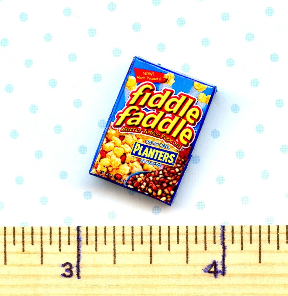 DOLLHOUSE MINIATURE Size Fun Popcorn *& Peanuts Box