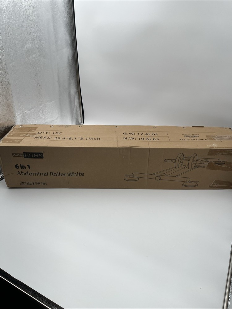 6 in 1 Abdominal Roller Machine (Pink & White)