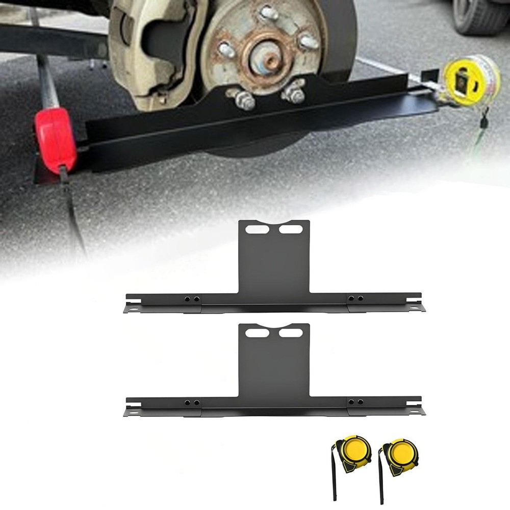 2 Pieces Wheel Alignment Tool Sturdy Accessory Durability with Tape Measures