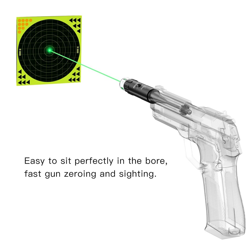 Laser BoreSighter Bore Sight kit Multiple Caliber, Laser Sight with Button Sw...