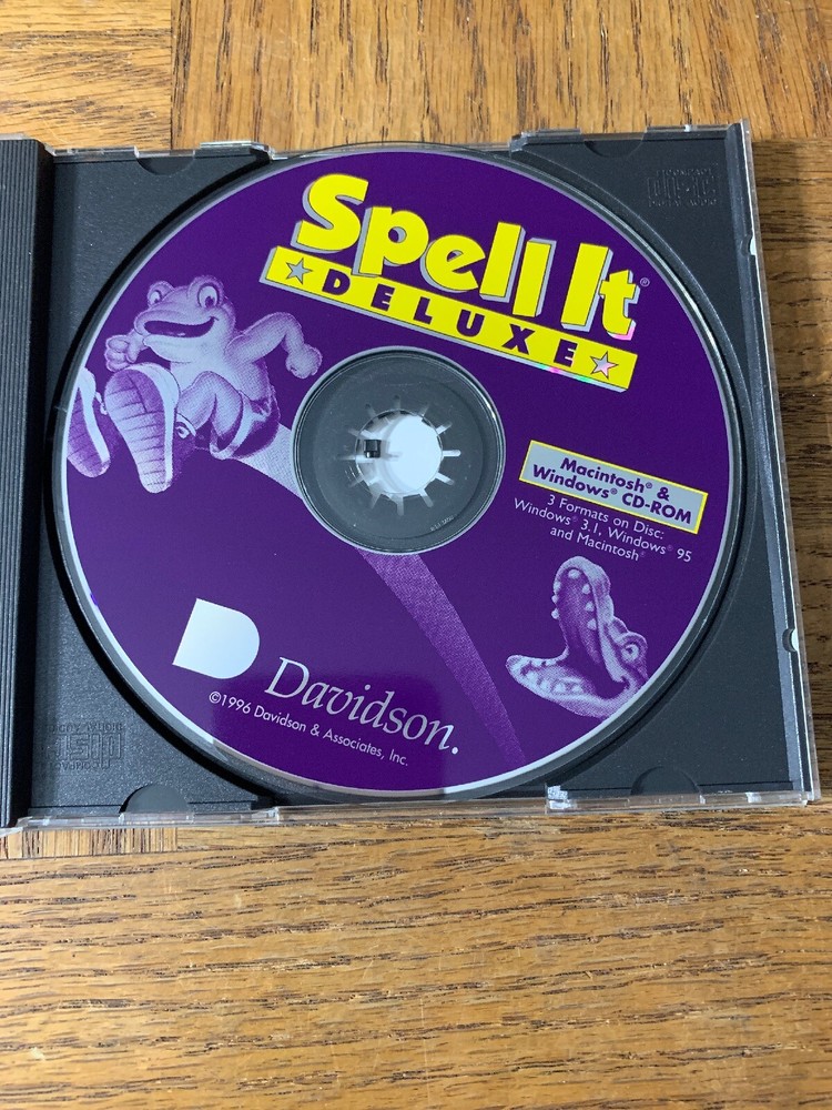 Davidson Spell It Deluxe PC Game
