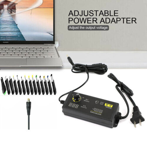 72W Power Supply DC 3V~24V Adjustable Variable Universal Switching AC/DC Adapter
