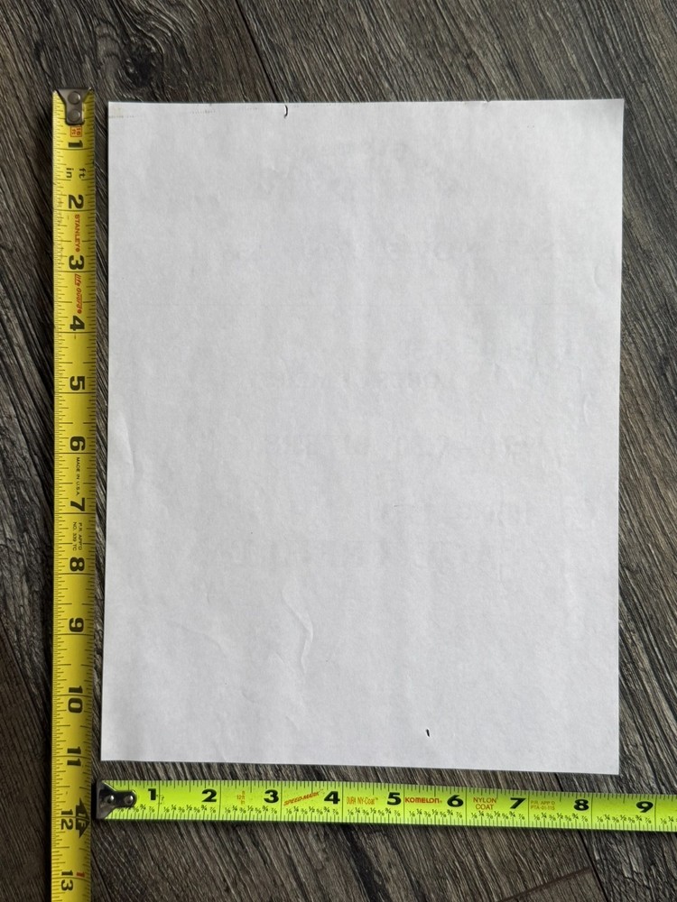 Kiss ACE FREHLEY Backstage Concert Sign Schedule Stone Pony NJ Vintage Kiss