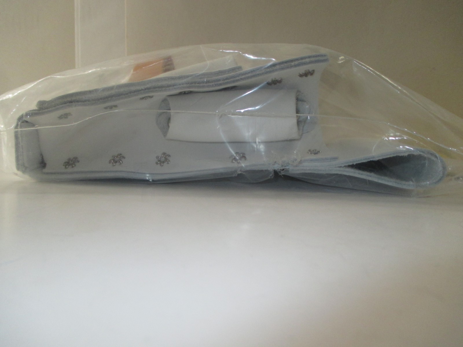 KLEIN TOOLS 5166~7-POCKET - WHITE LEATHER TOOL POUCH~CHICAGO,ILLS. USA~BRAND NEW