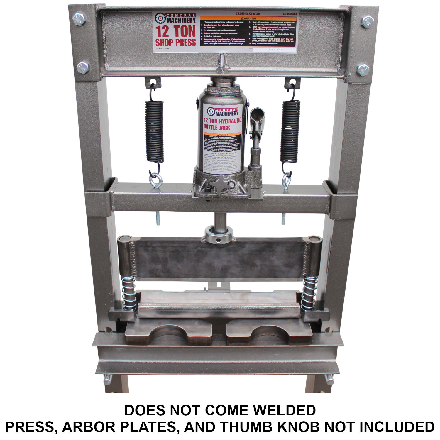 SWAG Off Road 12 TON Press Brake DIY Builder Kit