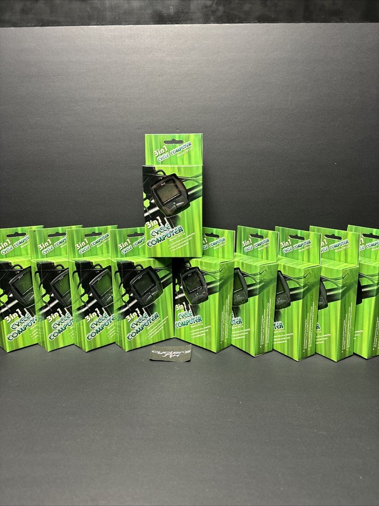 (10) Wired 12 Function Bike Cycling Computer Speedometer Tripmeter Odometer Time