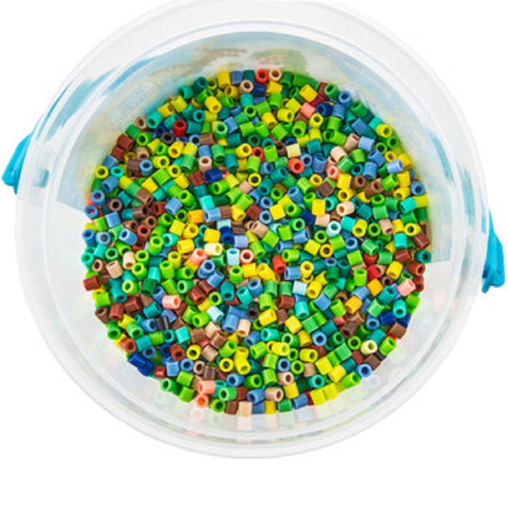 2 Buckets Perler Dinosaur Beads and Patterns
