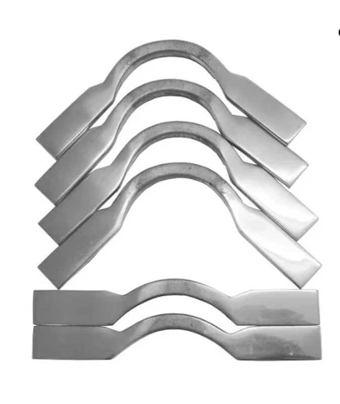 Pool Snooker Billiard Table Pocket Brackets Bolt Down Fitting Chrome Square